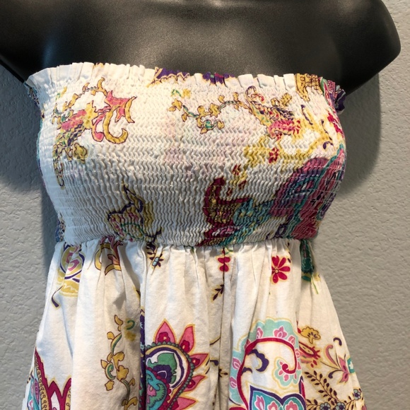 SOLD! Patterned Summer Dress - Picture 3 of 4